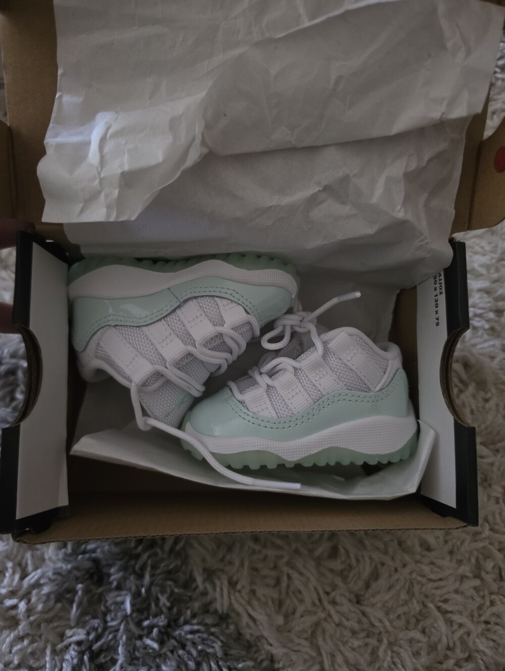 Jordan 11 Retro Low "Igloo" - Size 2C